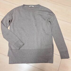 Babaton Aritzia Jacobs Lightweight Wool Sweater Oatmeal Sz S